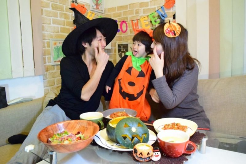ハロウィン家族