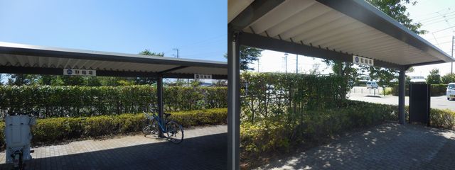 花菜ガーデン駐輪場