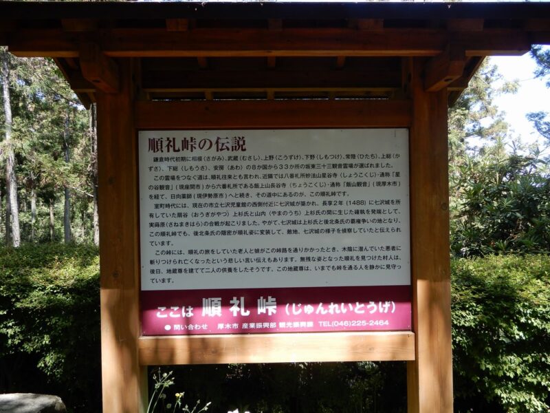 県立七沢森林公園巡礼峠