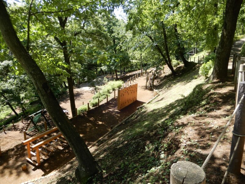 県立七沢森林公園アスレチック広場