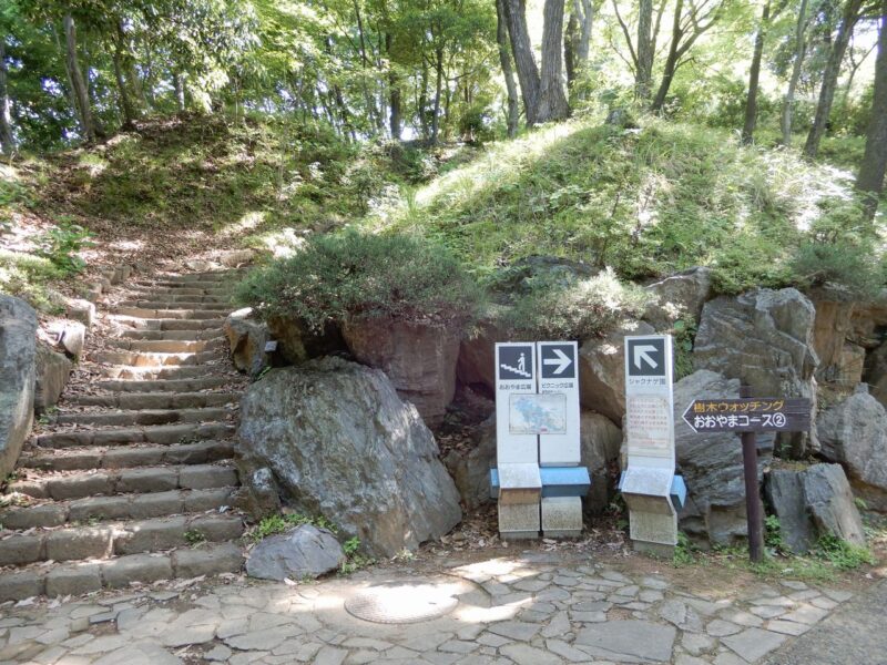 県立七沢森林公園おおやま広場案内